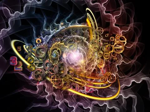 Virtual Design Element Illustrazione stock