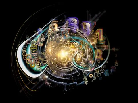 Virtual Design Element Illustrazione stock