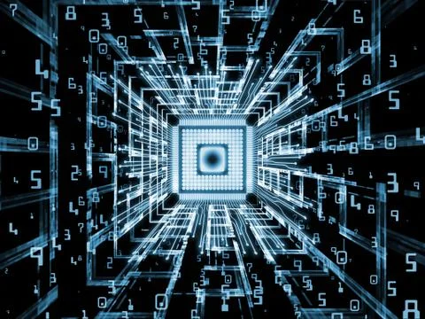 Virtual Digital Processor イラスト素材
