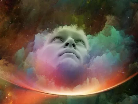 Virtual Dream Stock Illustration