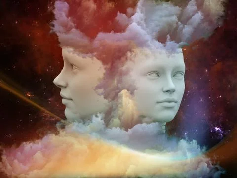 Virtual Dream Stock Illustration