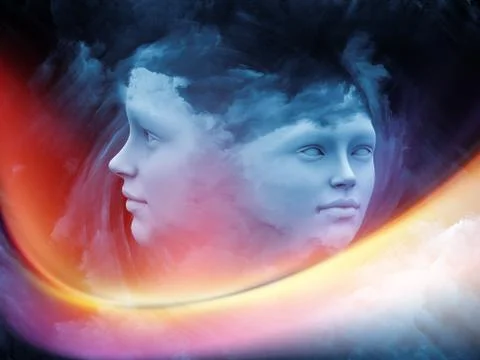 Virtual Dream Illustrazione stock