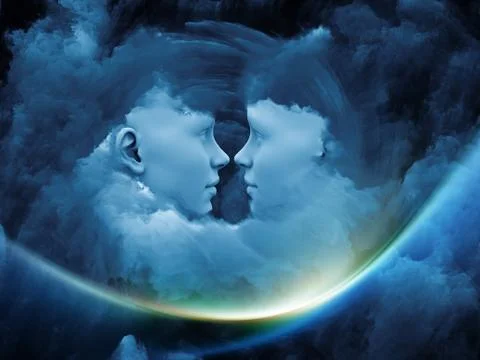 Virtual Dream Illustrazione stock