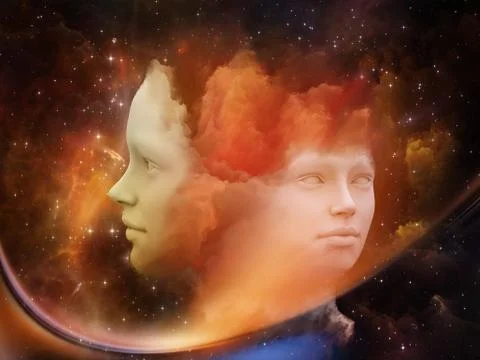 Virtual Dream Illustrazione stock