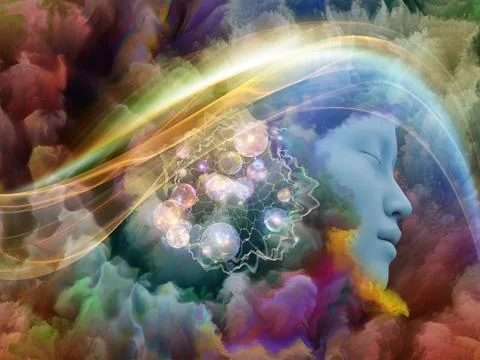Virtual Dream Illustrazione stock