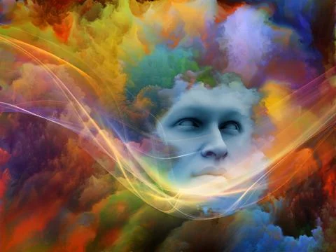Virtual Dream Illustrazione stock