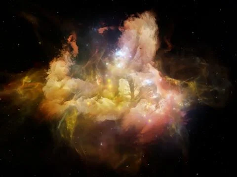 Virtual Dream Space Illustrazione stock