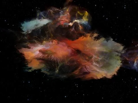 Virtual Dream Space Illustrazione stock