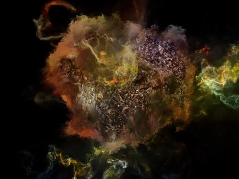 Virtual Dream Space Illustrazione stock