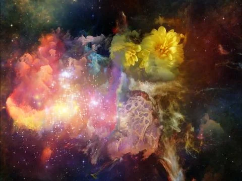 Virtual Dream Space Illustrazione stock