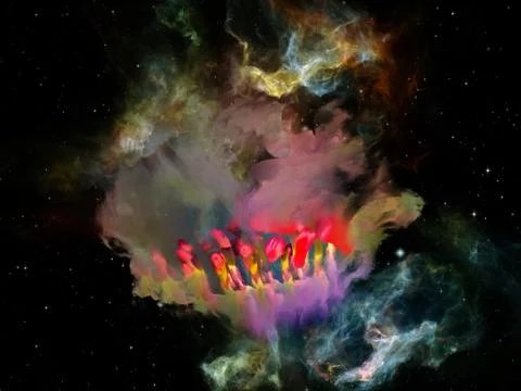 Virtual Dream Space Stock Illustration