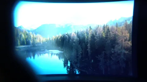 Virtual / Drone Goggles Zoom Out Stock Footage 114890135