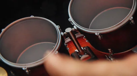Virtual Drum Set (Tom-Tom) (v.1) Stock-Footage 2975814