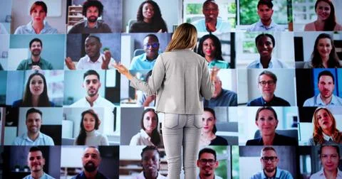 Virtual Entrepreneurship Workshop With Professional Stock Photos