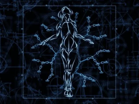 Virtual Geometry Stockillustratie