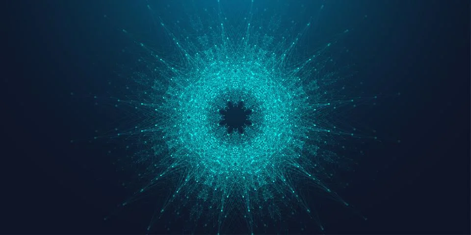 Virtual global internet connection metaverse with a new experience in metaverse Stock Illustration