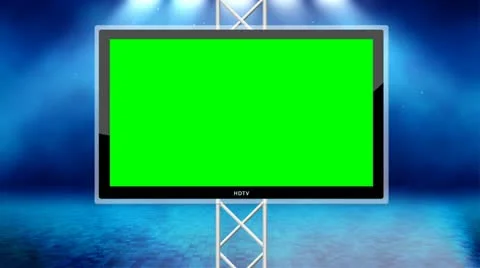 Virtual green screen studio11 centerLoop loop Video stock 11206079