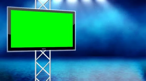 Virtual green screen studio11 left loop Video stock 11205870