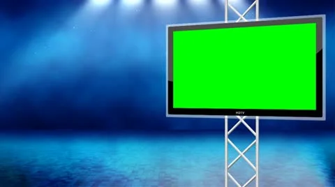 Virtual green screen studio11 right loop Vidéo 11205975