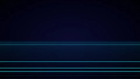 Virtual Grid Landscape Loop - Dark Blue Neon Sci-Fi Tunnel Backdrop Video stock 341786931