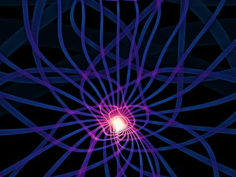 Virtual Grid Lines Illustrazione stock