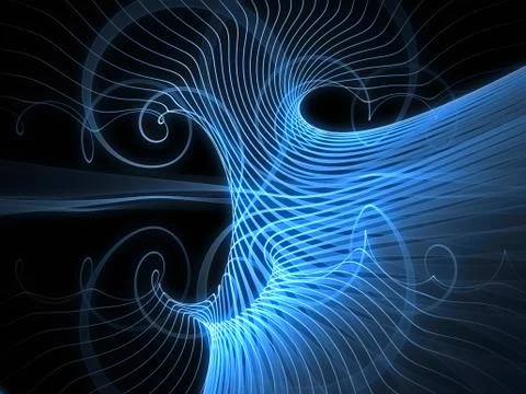 Virtual Grid Lines Illustrazione stock