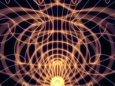 Virtual Grid Lines Illustrazione stock