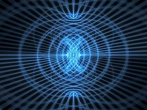 Virtual Grid Lines Stock Illustration