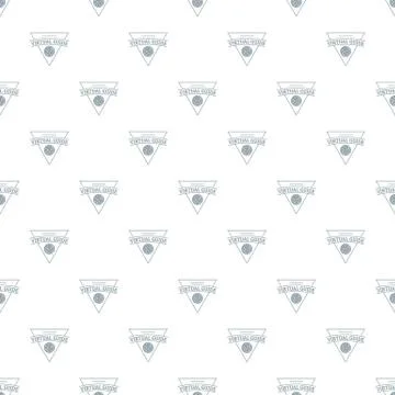Virtual guide pattern seamless Stock Illustration