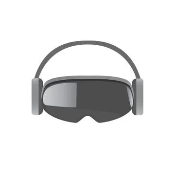 Virtual Headset vector Illustrazione stock