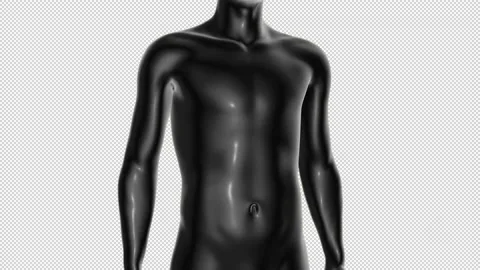 Virtual Human body Stock Footage 158742073