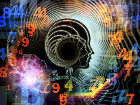 Virtual Human Mind Stock Illustration