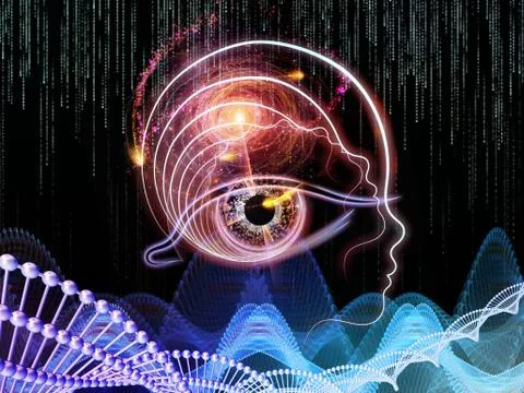 Virtual Human Technology Stockillustratie