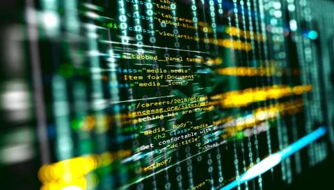 Virtual image of science and technology Stock Illustration