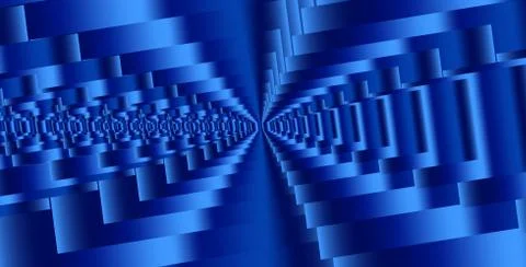 Virtual information technology abstract background. Futuristic data tunnel Stock Illustration