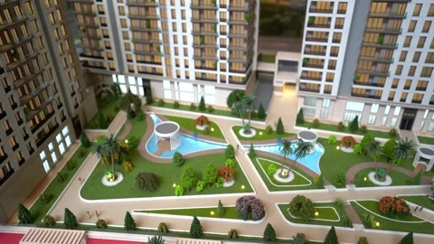 Virtual Insights into Developing Properties Stock Footage 251328432