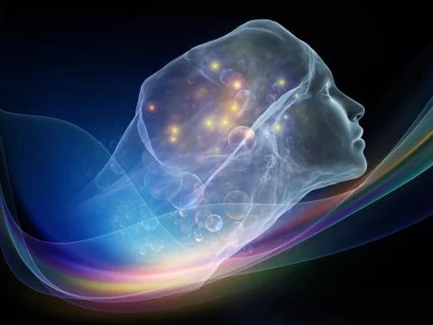 Virtual Intellect Illustrazione stock