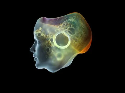 Virtual Intellect Stock Illustration