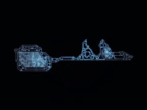 Virtual Key Code Illustrazione stock