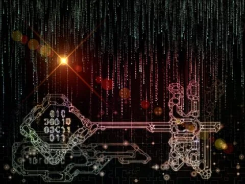 Virtual Key Code Stockillustratie