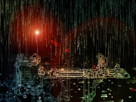 Virtual Key Code Stock Illustration