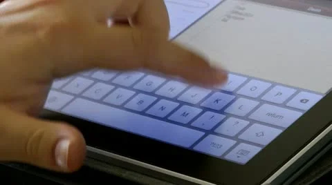 Virtual keyboard Stock Footage 12167028