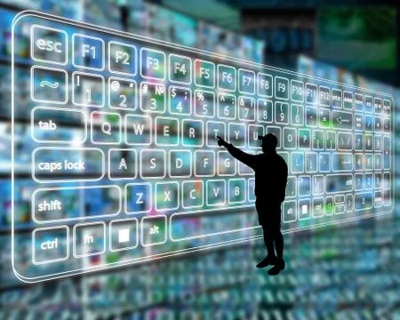 Virtual Keyboard イラスト素材