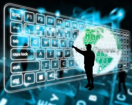 Virtual Keyboard イラスト素材