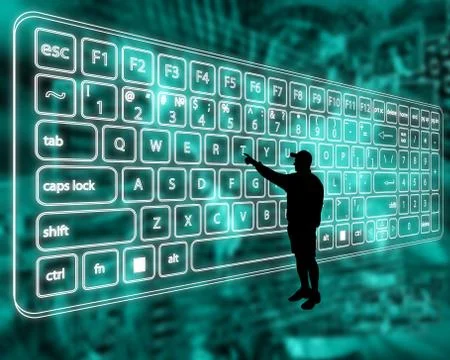Virtual Keyboard イラスト素材