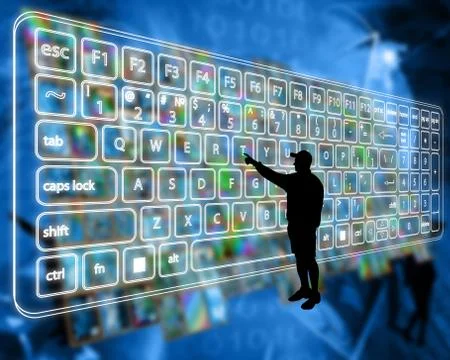 Virtual Keyboard イラスト素材