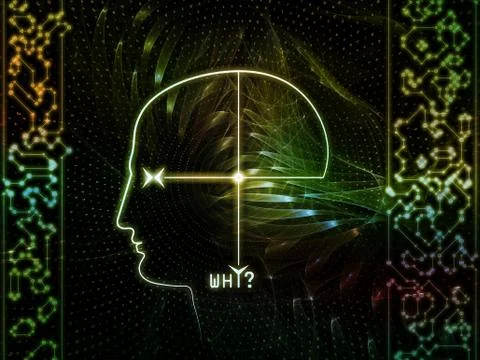 Virtual Knowledge Stockillustratie