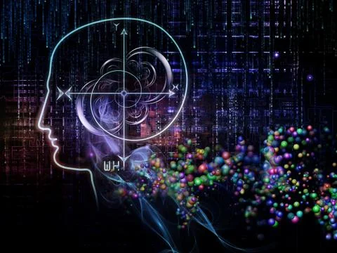 Virtual Knowledge Stock Illustration