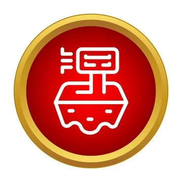 Virtual land parcel icon symbolizing digital assets in metaverse イラスト素材