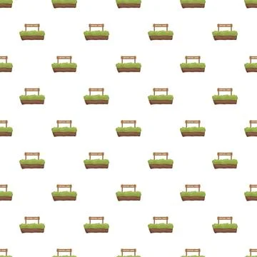 Virtual land sign pattern for metaverse investment Illustrazione stock
